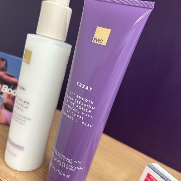 EWC Fragrance-Free Body Lotion and Exfoliant Set (BRAND NEW)Skin Clearing Polish - Picture 5 of 15